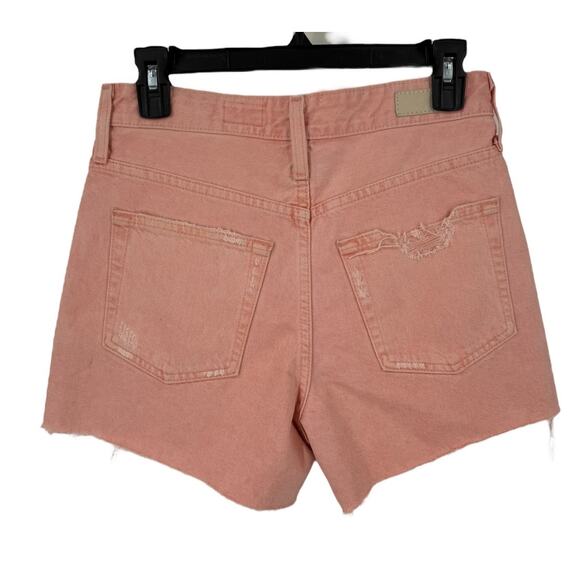 Adriano Goldschmied shorts Alexxis high rise wedgie pink size 26 - Picture 3 of 7